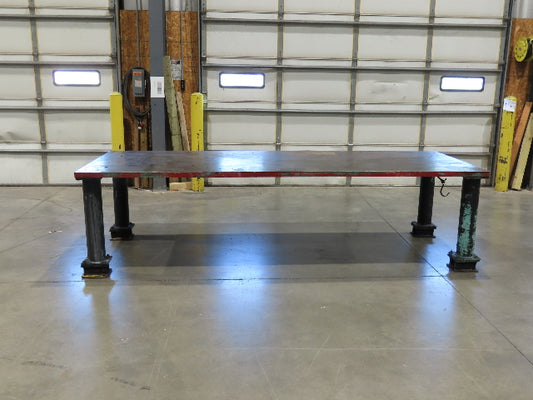 1-3/4" Thick Top Steel Fabrication Welding Layout Table Work Bench 128"x48"x34"