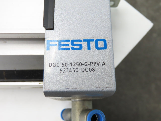 Festo DGC-50-1250-G-PPV-A Pneumatic Linear Drive Slide Bearing 1250mm Stroke