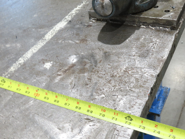 1-3/4" Thick Top Steel Welding Layout Table Work Bench 120"x72"x33" Wilton Vise