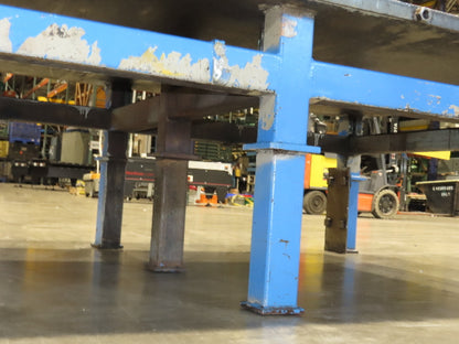 1-3/4" Thick Top Steel Welding Layout Table Work Bench 120"x72"x33" Wilton Vise