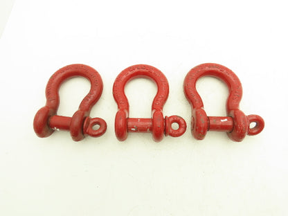 Crosby WLL9-1/2T Lifting Shackle with 1-1/4" Pin Lot of 3