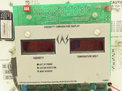 Cambridge N4S500 Viscosity Temperature Display Range 10-200CP F Missing 2 Screws