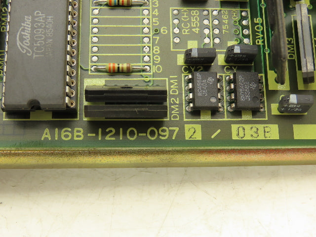 Fanuc A16B-1210-0972/03B Printed Circuit Control Board Ram Interface PCB