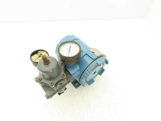 Fisher-Rosemount 846DS1J1K5 Transducer Current - Pressure 3-15PSI Mount Unusable