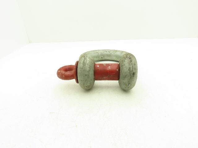 Crosby G-209 1-3/4" Galvanized Carbon Anchor Shackle with 2" Alloy Screw Pin