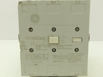 General Electric CK10CE300 Motor Starter Contactor 500A 400Hp 600V 3Ph 24V Coil