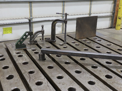 8" Steel Fabrication Welding Table Jig Layout 84x60" Wilton Vise T Slot Holdfast