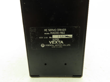 Oriental Motor KXD30-ABZ AC Servo Driver 100V 2.5A Super Vexta