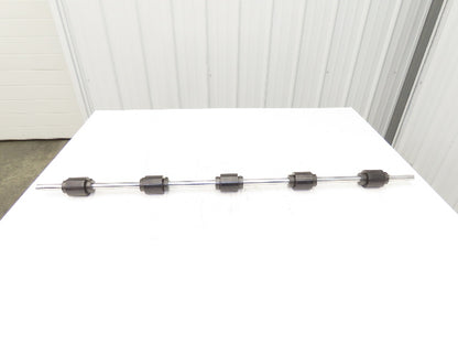 Hytrol 914.R1P430 43" Belt Conveyor Support Carry Roller 2-1/8"Dia Multi Bearing