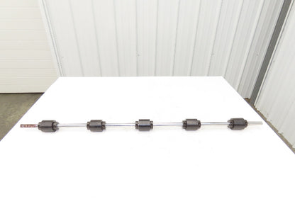 Hytrol 914.R1P430 43" Belt Conveyor Support Carry Roller 2-1/8"Dia Multi Bearing