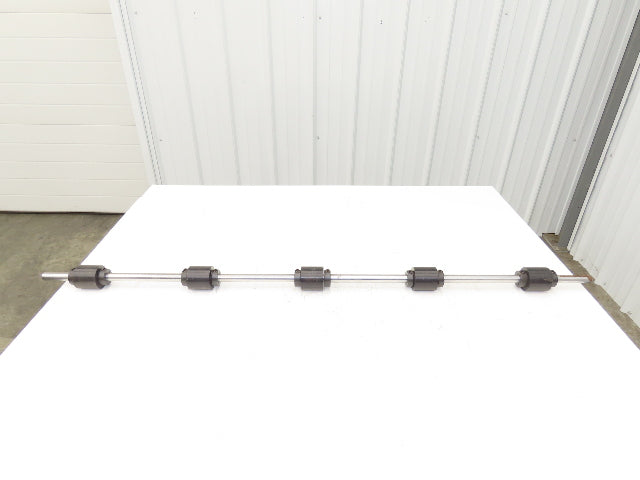 Hytrol 914.R1P490 49" Belt Conveyor Support Carry Roller 2-1/8"Dia Multi Bearing