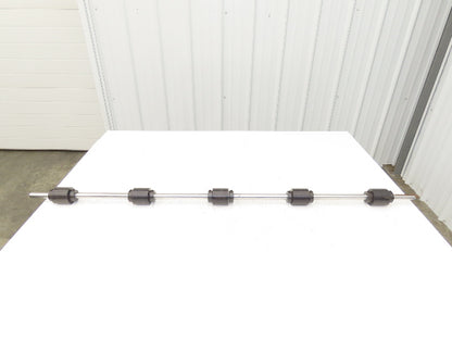 Hytrol 914.R1P490 49" Belt Conveyor Support Carry Roller 2-1/8"Dia Multi Bearing