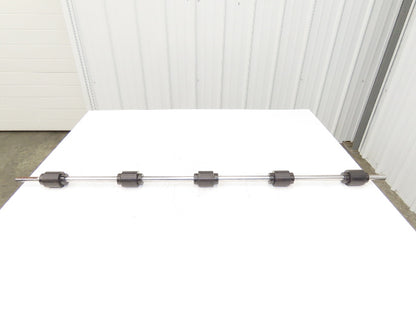 Hytrol 914.R1P490 49" Belt Conveyor Support Carry Roller 2-1/8"Dia Multi Bearing