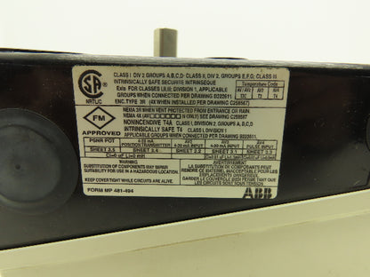 ABB AV1121210 Pneumatic Valve Positioner & Transmitter Double Acting 1/4" NPT