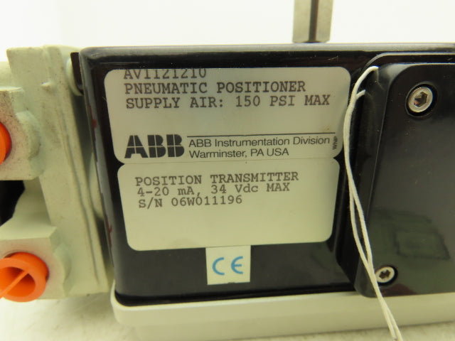 ABB AV1121210 Pneumatic Valve Positioner & Transmitter Double Acting 1/4" NPT