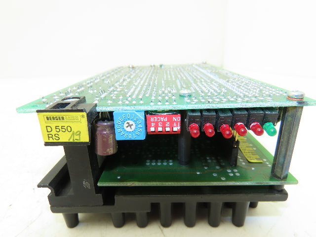Berger Lahr D550 Servo Stepper Drive Control Card Unit 24VDC 6 LED *Read*