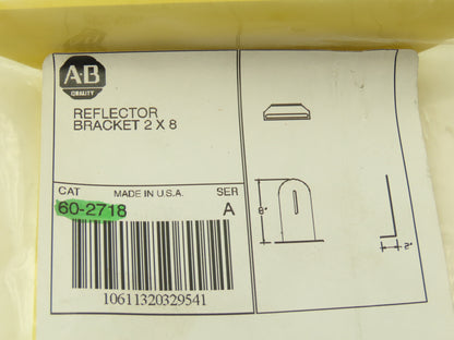 Allen Bradley 60-2718  2x8" Conveyor Sensor Reflector Bracket Yellow  Lot of 14