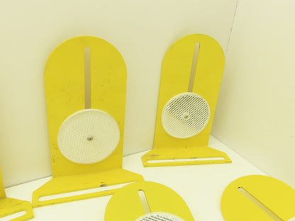 Allen Bradley 60-2718  2x8" Conveyor Sensor Reflector Bracket Yellow  Lot of 14