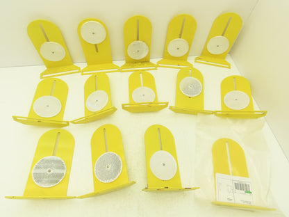 Allen Bradley 60-2718  2x8" Conveyor Sensor Reflector Bracket Yellow  Lot of 14