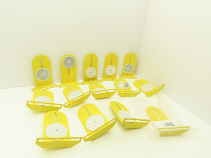 Allen Bradley 60-2718  2x8" Conveyor Sensor Reflector Bracket Yellow  Lot of 14