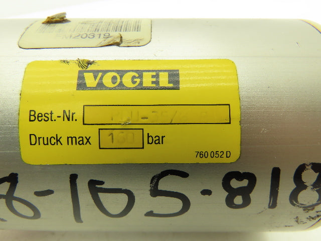 Vogel PPU-35 Pneumatic Pump Oil & Grease Max Del Rate .7-3.5 cm3/Stroke