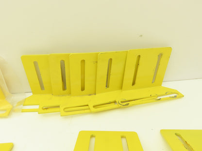 Allen Bradley 60-2721  2x4" Conveyor Sensor Reflector Bracket Yellow  Lot of 25