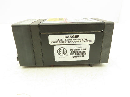 Accu-Sort Systems Inc Model 30 Laser Barcode Scanner Plus II 1A 12VDC Class II