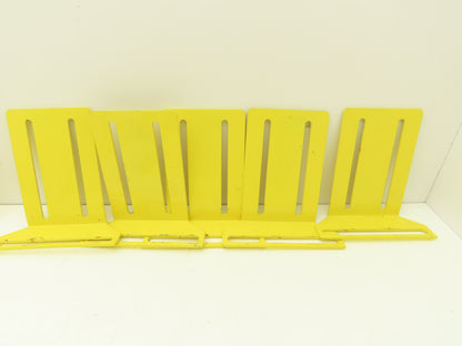 Allen Bradley 60-2722  2x6" Conveyor Sensor Reflector Bracket Yellow  Lot of 14