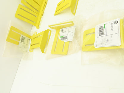 Allen Bradley 60-2722  2x6" Conveyor Sensor Reflector Bracket Yellow  Lot of 14