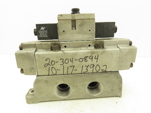 Automatic Valve Pneumatic Solenoid Pilot Valve 5-pin 120V 1-1/4" NPT 150psig
