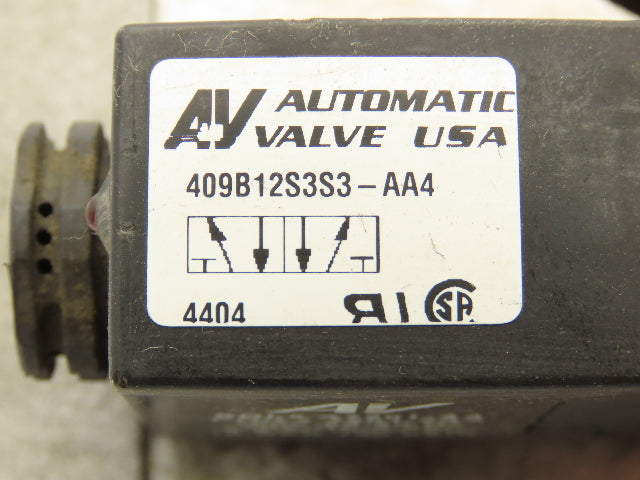 Automatic Valve Pneumatic Solenoid Pilot Valve 5-pin 120V 1-1/4" NPT 150psig