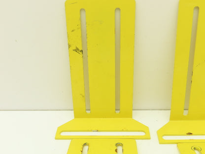 Allen Bradley 60-2723  2x8" Conveyor Sensor Reflector Bracket Yellow  Lot of 5