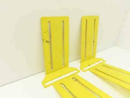 Allen Bradley 60-2723  2x8" Conveyor Sensor Reflector Bracket Yellow  Lot of 5