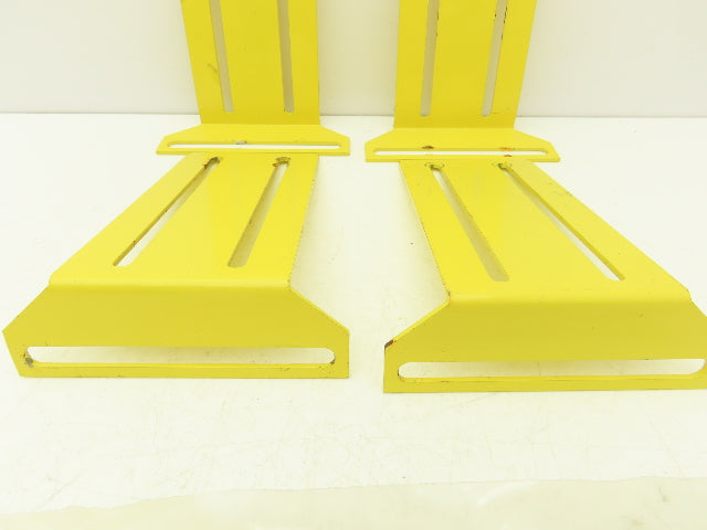 Allen Bradley 60-2723  2x8" Conveyor Sensor Reflector Bracket Yellow  Lot of 5