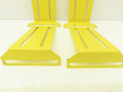 Allen Bradley 60-2723  2x8" Conveyor Sensor Reflector Bracket Yellow  Lot of 5