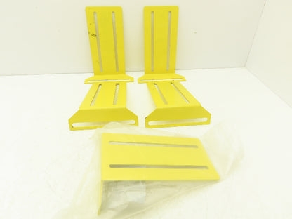 Allen Bradley 60-2723  2x8" Conveyor Sensor Reflector Bracket Yellow  Lot of 5