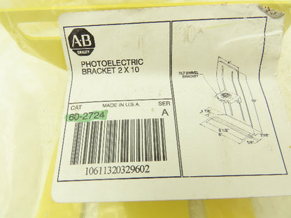 Allen Bradley 60-2724  2x10" Conveyor Sensor Reflector Bracket Yellow  Lot of 7