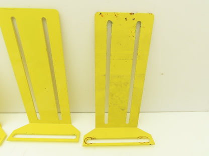 Allen Bradley 60-2724  2x10" Conveyor Sensor Reflector Bracket Yellow  Lot of 7