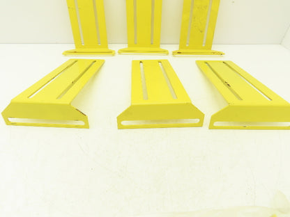 Allen Bradley 60-2724  2x10" Conveyor Sensor Reflector Bracket Yellow  Lot of 7