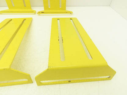 Allen Bradley 60-2724  2x10" Conveyor Sensor Reflector Bracket Yellow  Lot of 7