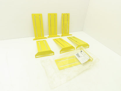 Allen Bradley 60-2724  2x10" Conveyor Sensor Reflector Bracket Yellow  Lot of 7