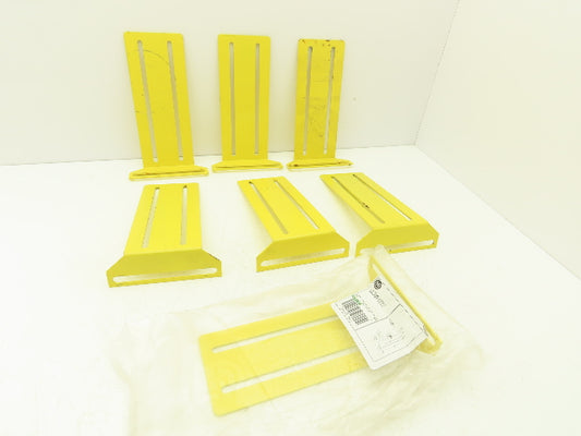 Allen Bradley 60-2724  2x10" Conveyor Sensor Reflector Bracket Yellow  Lot of 7