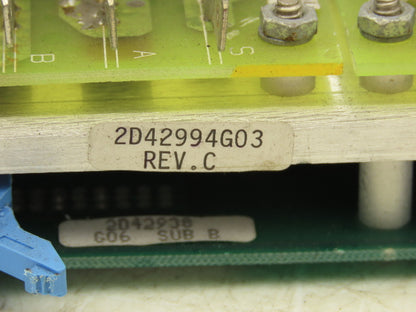 Westinghouse 2D42994G03 Printed Circuit Control Board Power Supply Rev C *Read*