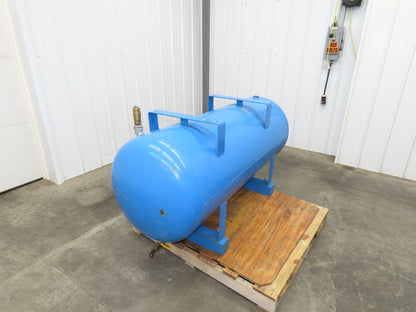 Compressed Air Receiver Tank 120 Gallon 60x24" Pneumatic Compressor Horizontal