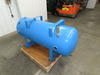 Compressed Air Receiver Tank 120 Gallon 60x24" Pneumatic Compressor Horizontal