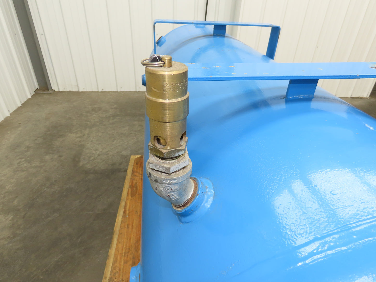 Compressed Air Receiver Tank 120 Gallon 60x24" Pneumatic Compressor Horizontal