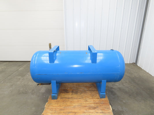 Compressed Air Receiver Tank 120 Gallon 60x24" Pneumatic Compressor Horizontal