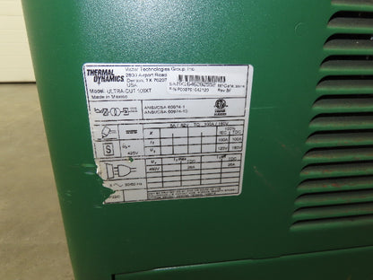 Thermal Dynamics 100XT Ultra Cut High Precision Plasma Cutting System 35' Leads