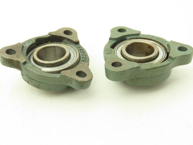 HLU TRD205  SC1-205 3-Bolt Flange Ball Bearing 1" Bore S6205-16 Lot of 10