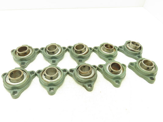 HLU TRD205  SC1-205 3-Bolt Flange Ball Bearing 1" Bore S6205-16 Lot of 10